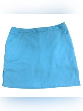 Coral Bay Golf Light Blue Skort - Casual Active A-Line Size L